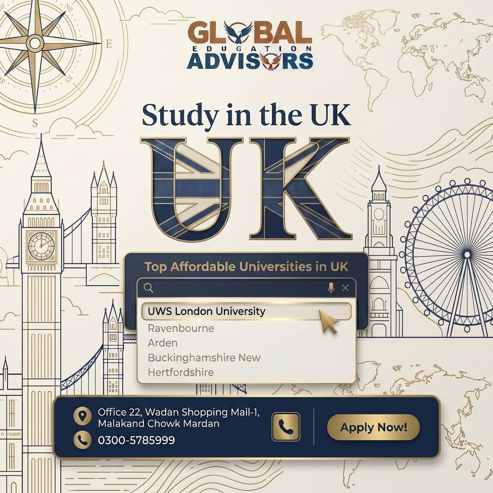 UK - Master Program - Global Education Advisors Mardan